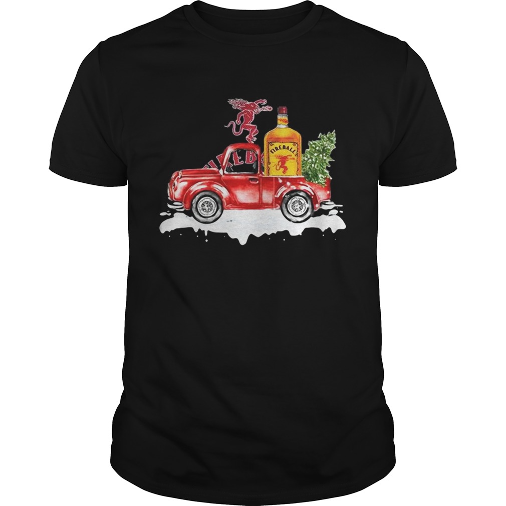 Fireball Cinnamon Whisky christmas truck shirt Fireball Cinnamon Whisky christmas truck shirt