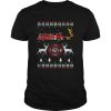Firefighter fire dept Ugly Christmas shirt