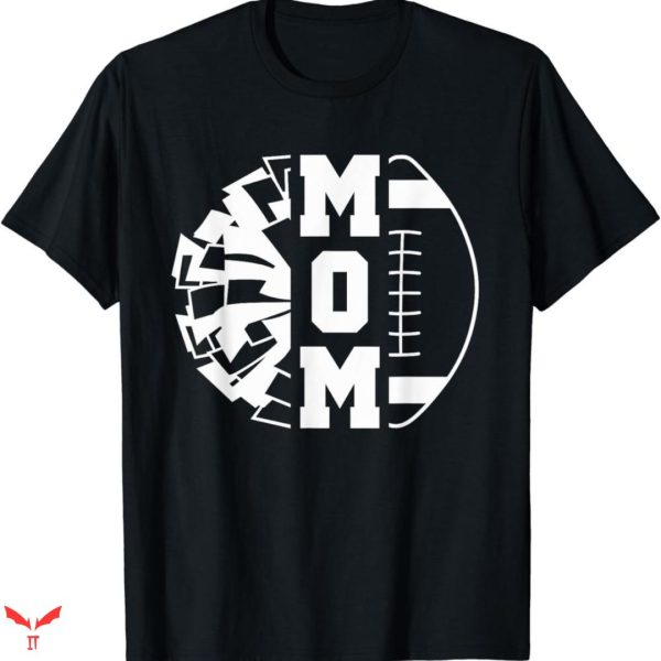 Football Mom T-shirt Bun Player Mom
