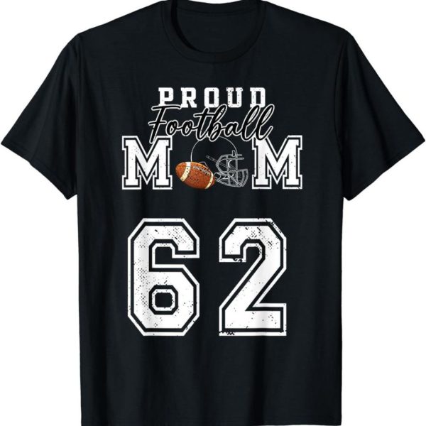 Football Mom T-shirt Proud Mom