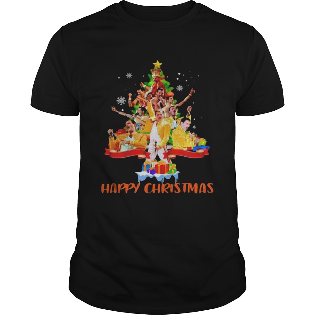 Freddie Mercury Happy Christmas Tree shirt Freddie Mercury Happy Christmas Tree shirt