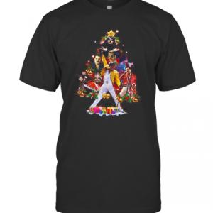 Freddie Mercury Sing To Merry Christmas T-Shirt