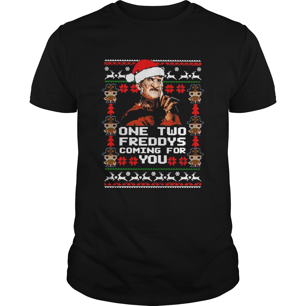 Freddy Krueger Christmas One Two Freddys Coming For You shirt Freddy Krueger Christmas One Two Freddys Coming For You shirt
