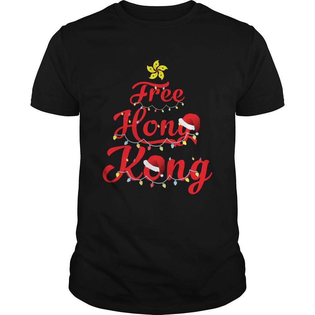 Free Hong Kong Christmas Tree shirt Free Hong Kong Christmas Tree shirt