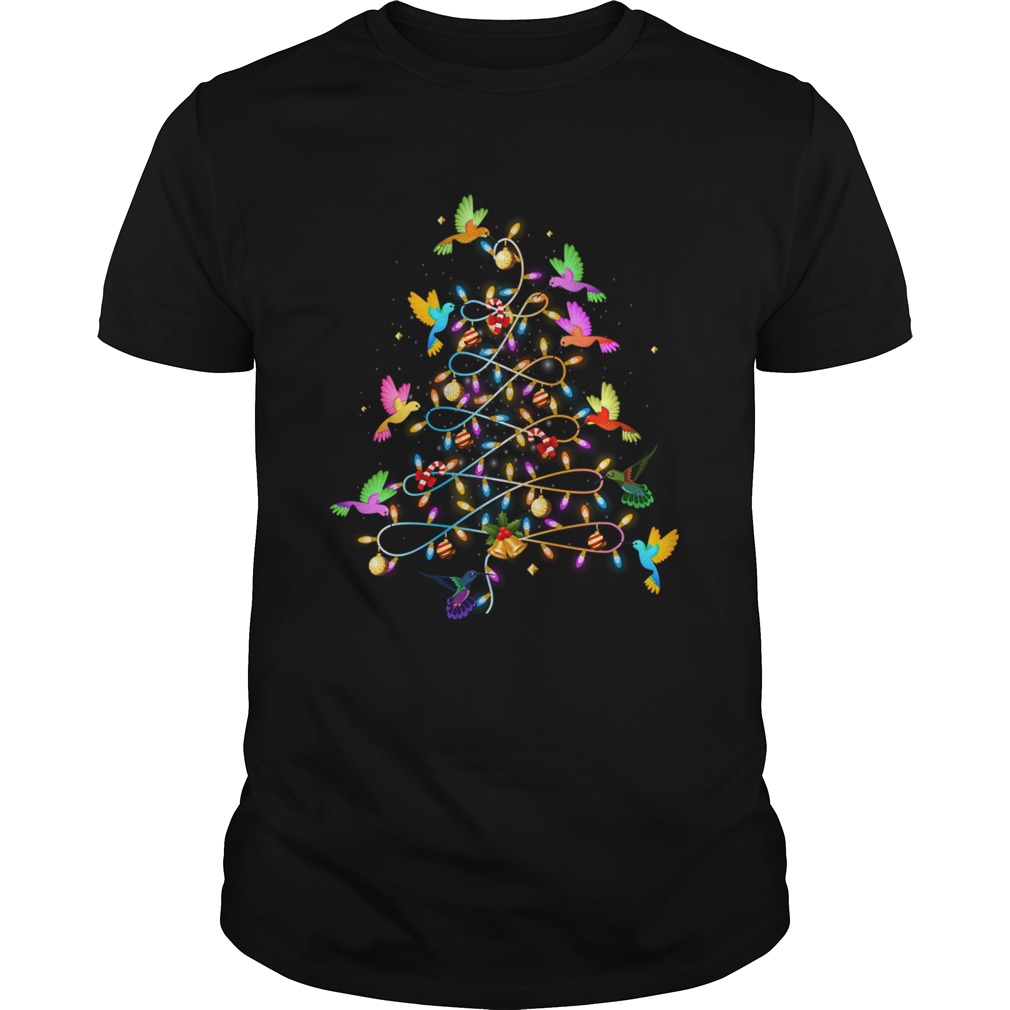 Funny Cute Hummingbirds Christmas Tree shirt Funny Cute Hummingbirds Christmas Tree shirt