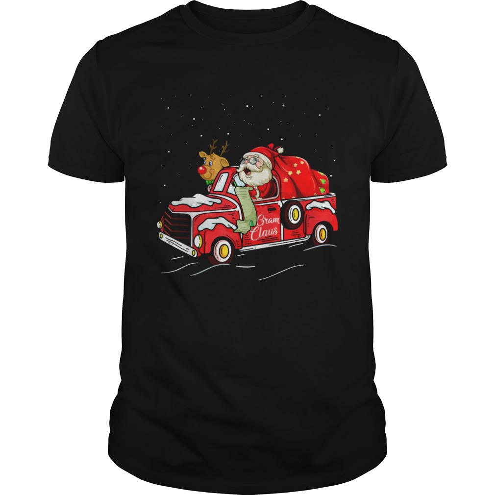 Funny Gram Claus Truck Grandma Christmas shirt Funny Gram Claus Truck Grandma Christmas shirt