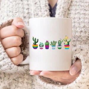 Funny Plants Gay Pride LGBT Mug