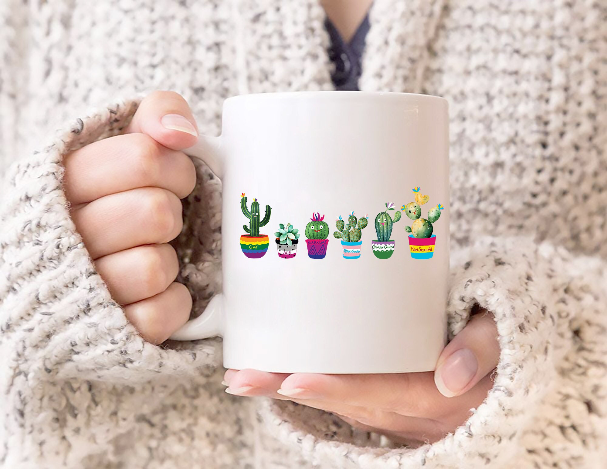Funny Plants Gay Pride LGBT Mug Funny Plants Gay Pride LGBT Mug
