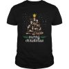 Funny Sloth Christmas Pine Tree Merry Christmas T-Shirt