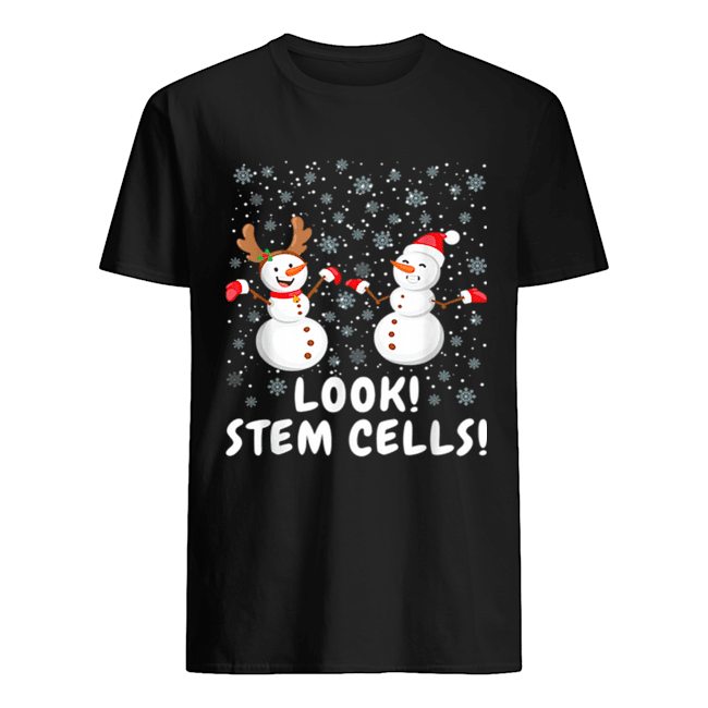 Funny Stem Cell Snowman Christmas Science Tee shirt Funny Stem Cell Snowman Christmas Science Tee shirt