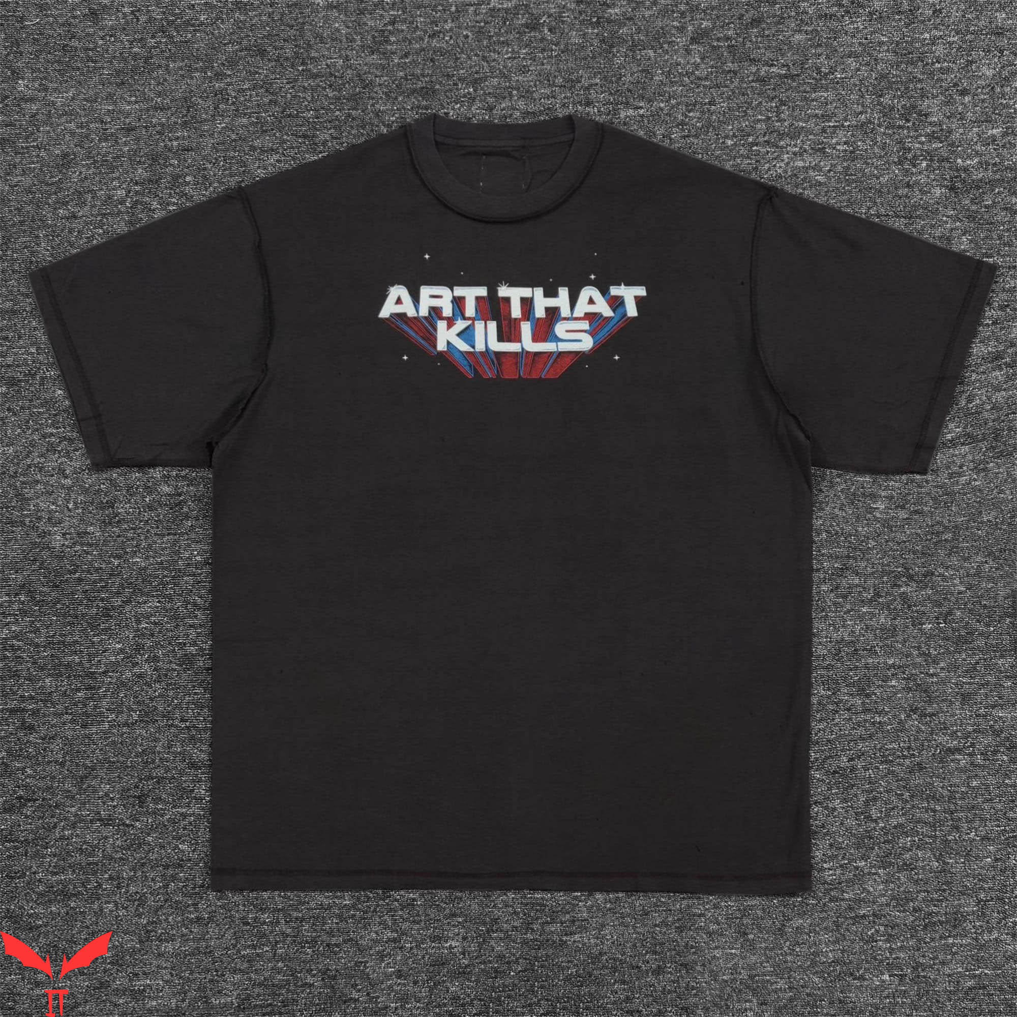 Gallery Dept Hollywood T-Shirt Inside-Out Atk Stack Logo Gallery Dept Hollywood T-Shirt Inside-Out Atk Stack Logo