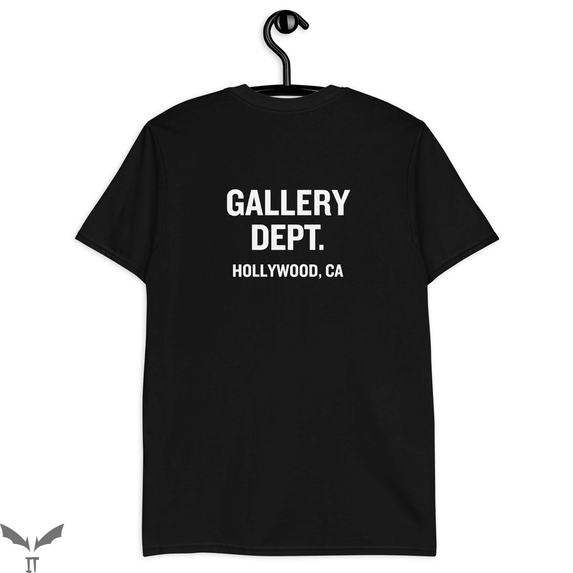 Gallery Dept Hollywood T-Shirt Inspired CA Logo Y2K Gallery Dept Hollywood T-Shirt Inspired CA Logo Y2K