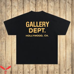 Gallery Dept Hollywood T-Shirt Retro Letters Graffiti HipHop