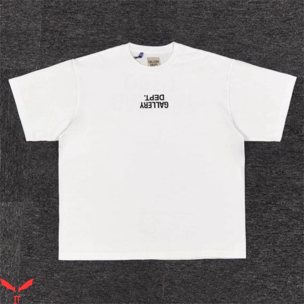 Gallery Dept Hollywood T-Shirt Up-Side Down Logo Streetwear
