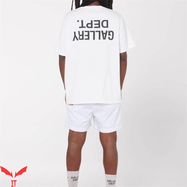 Gallery Dept Hollywood T-Shirt Up-Side Down Logo Streetwear
