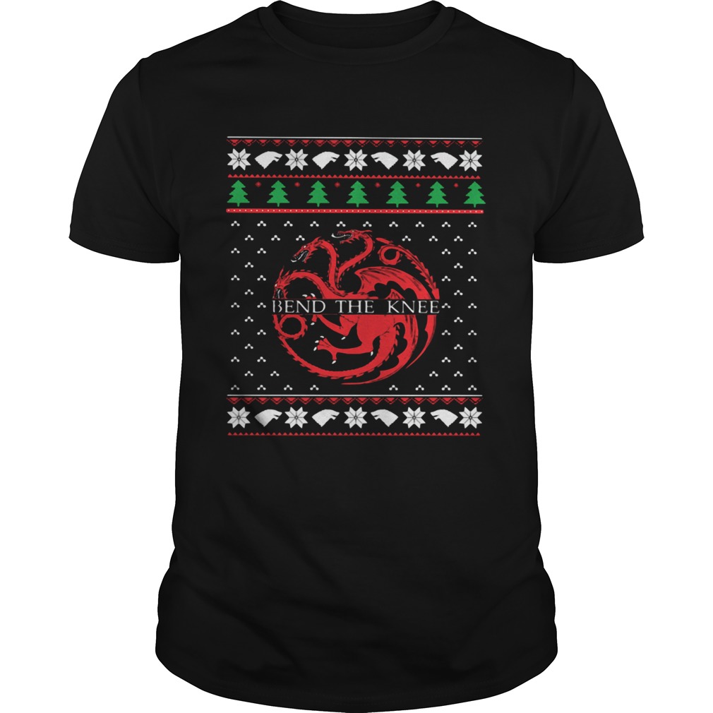 Game Of Thrones Bend The Knee Ugly Christmas shirt Game Of Thrones Bend The Knee Ugly Christmas shirt