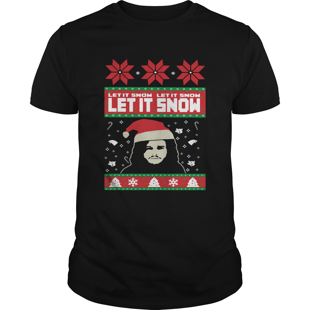 Game Of Thrones Jon Snow Let It Snow Let It Snow Let It Snow Ugly Christmas shirt Game Of Thrones Jon Snow Let It Snow Let It Snow Let It Snow Ugly Christmas shirt