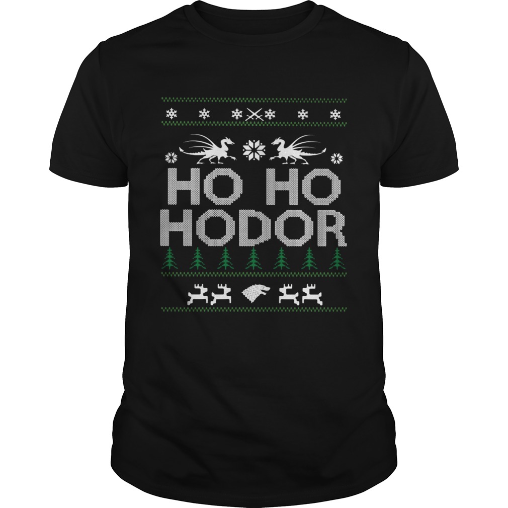 Game of Thrones Ho Ho Hodor Coming Ugly shirt Game of Thrones Ho Ho Hodor Coming Ugly shirt