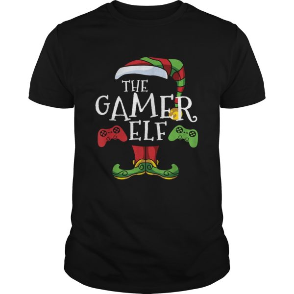 Gamer Elf Family Matching Christmas Gaming Pajama PJ shirt