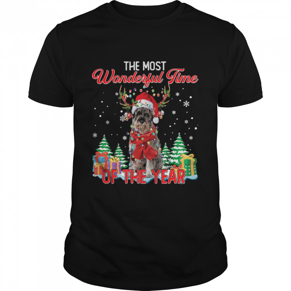 Giant Schnauzer Santa the most wonderful time of the year Giant Schnauzer Santa the most wonderful time of the year