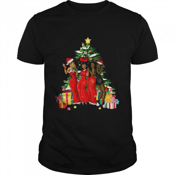 Girl Magic Merry Christmas Tree Collection shirt