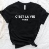 Givenchy T-Shirt C’est La Vie Paris Vacation Trendy French