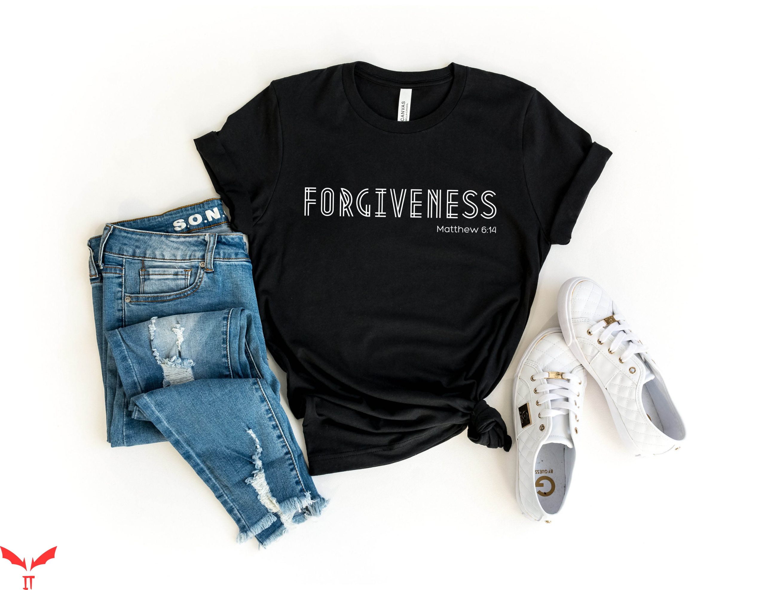 Givenchy T-Shirt Forgiveness Bible Verse Matthew 614 Givenchy T-Shirt Forgiveness Bible Verse Matthew 614