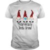 Gnome Nurse Pharmacy Tech Crew Merry Christmas shirt