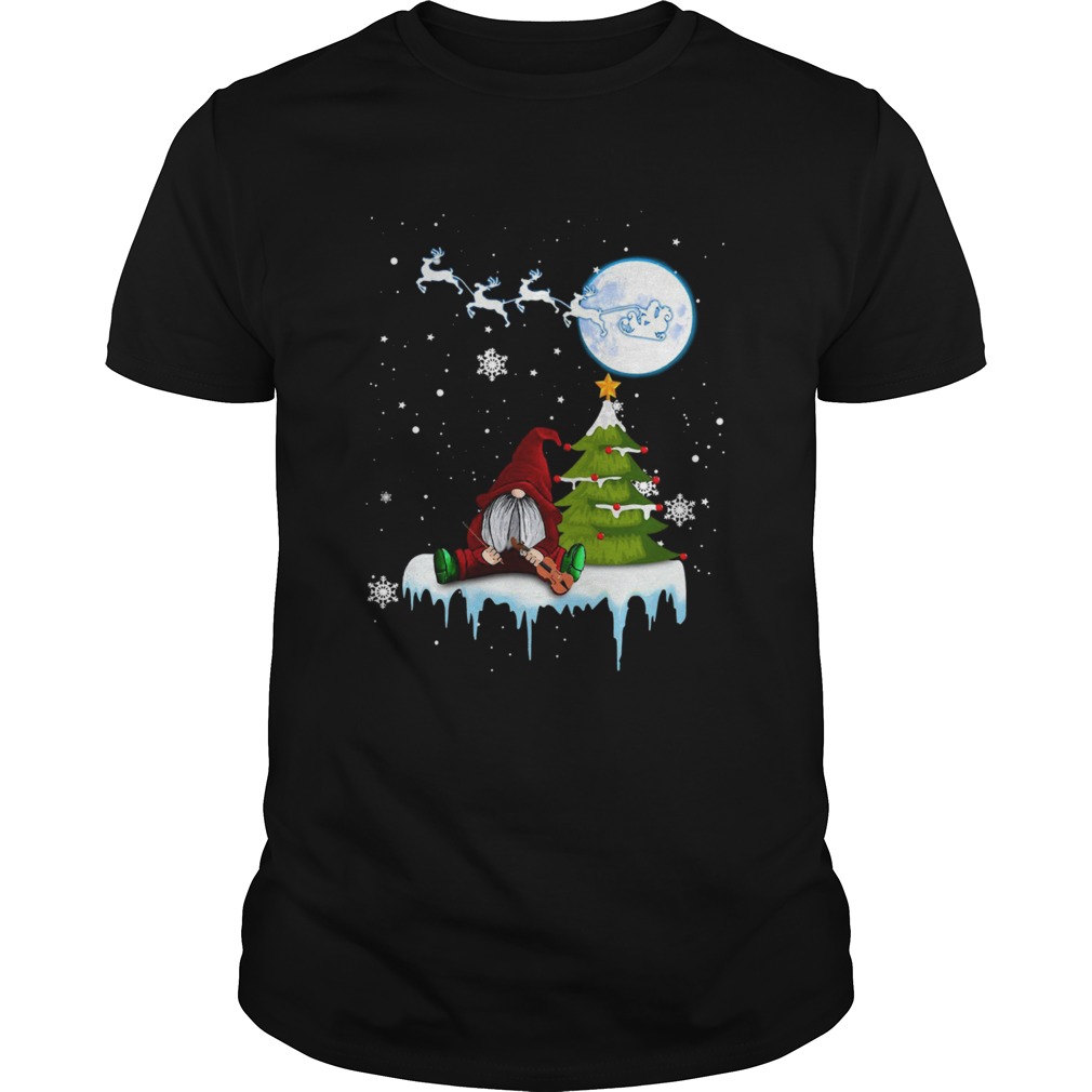 Gnome Play Violin Merry Christmas shir Gnome Play Violin Merry Christmas shir