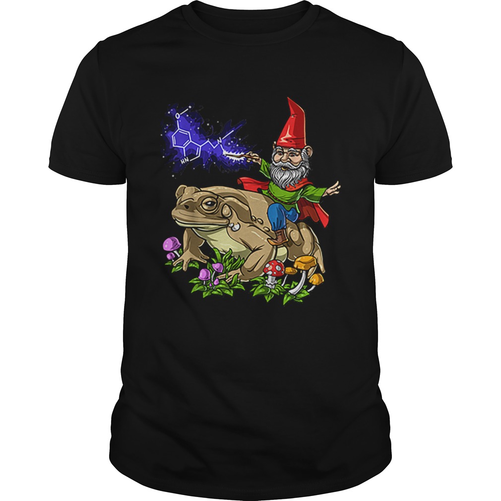 Gnome Riding Bufo Alvarius Toad Chemistry Witch Christmas shirt Gnome Riding Bufo Alvarius Toad Chemistry Witch Christmas shirt