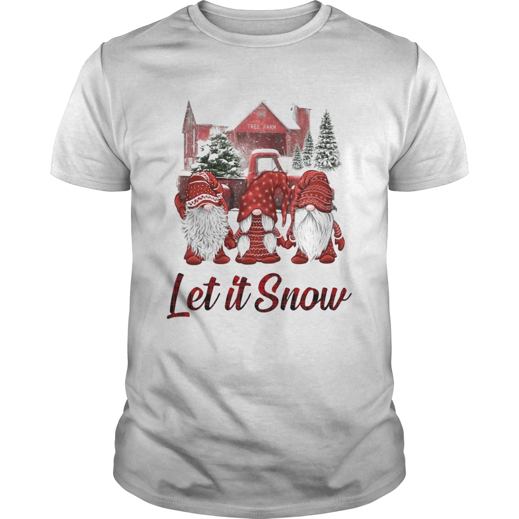 Gnomes Let It Snow Christmas shirt Gnomes Let It Snow Christmas shirt