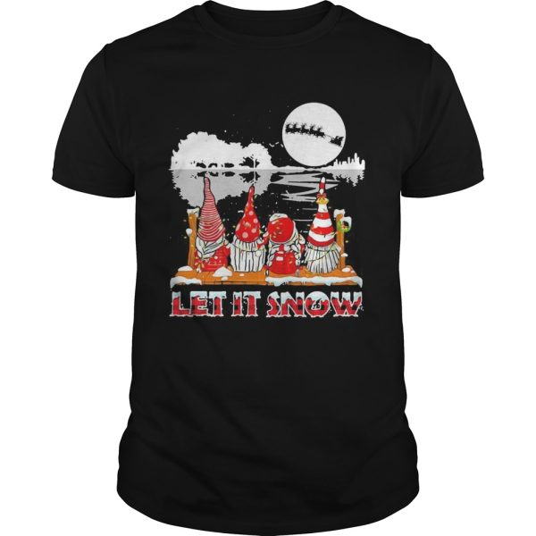 Gnomies Let Is Snow Christmas shirt