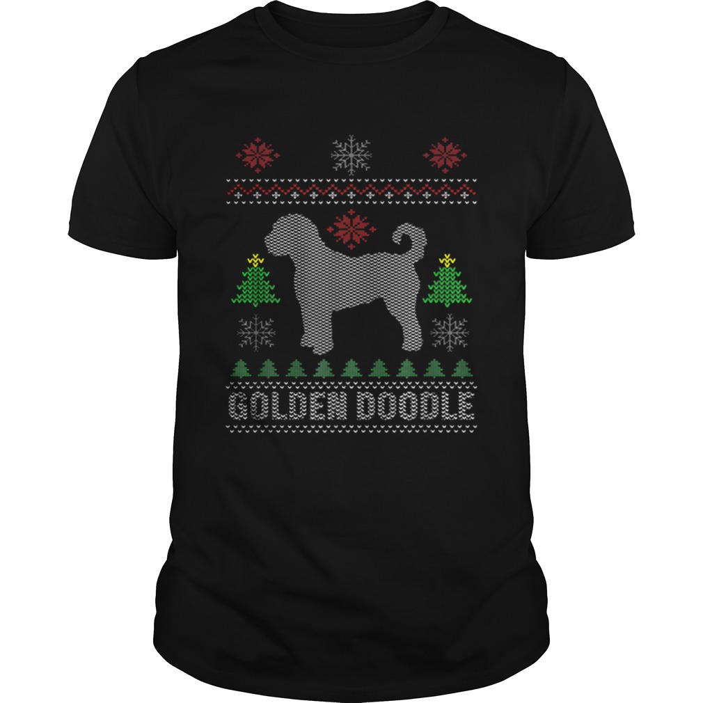 Golden Doodle Dog Funny Ugly Christmas shirt Golden Doodle Dog Funny Ugly Christmas shirt