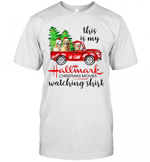 Golden Retriever Santa This Is My Hallmark Christmas Movie T-Shirt Golden Retriever Santa This Is My Hallmark Christmas Movie T-Shirt