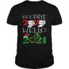 Goodbye 2020 Toilet Paper Hello 2021 Santa Hat And Elf shirt