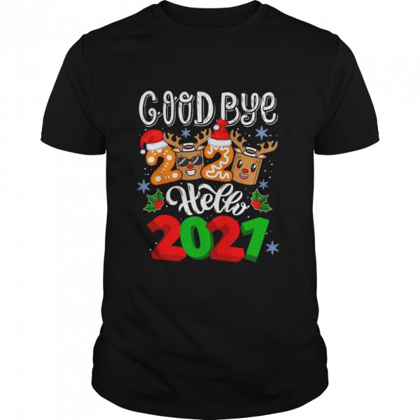 Goodbye 2020 Toilet Paper Santa Quarantine Christmas Hello 2021 shirt