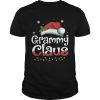 Grammy Claus Santa Hat Matching Family Christmas Pajama shirt