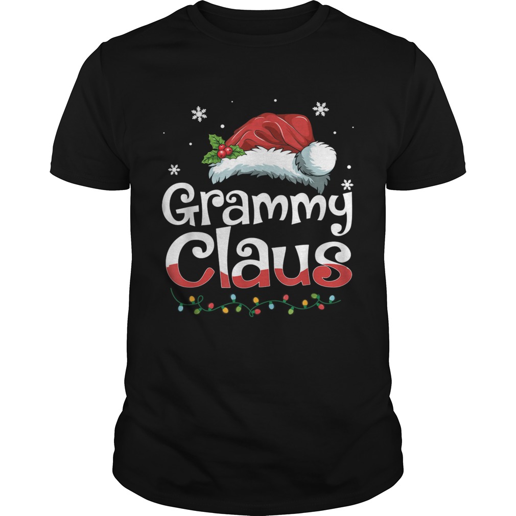 Grammy Claus Santa Hat Matching Family Christmas Pajama shirt Grammy Claus Santa Hat Matching Family Christmas Pajama shirt
