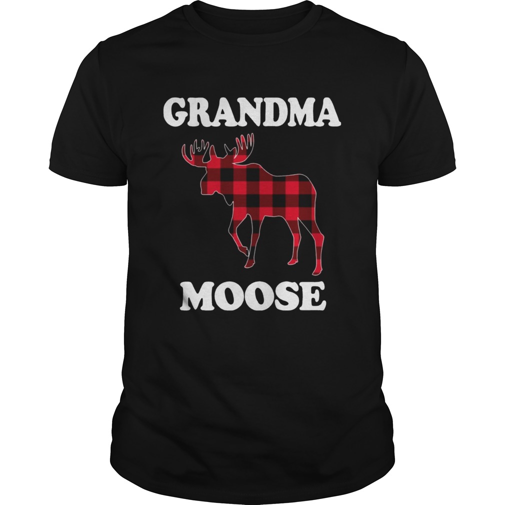 Grandma Moose Funny Christmas Plaid Buffalo shirt Grandma Moose Funny Christmas Plaid Buffalo shirt