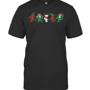 Grateful Dead Dancing Bears Christmas T-Shirt