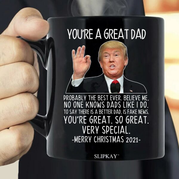 Great Dad Trump Speech Christmas Gift Mug