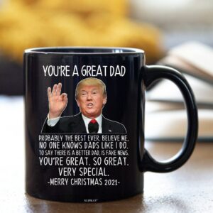 Great Dad Trump Speech Christmas Gift Mug