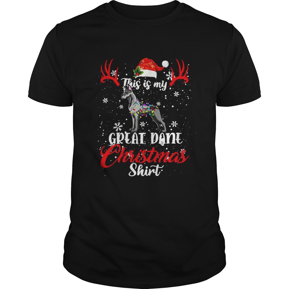 Great Dane Dog This Is My Great Dane Christmas shirt Great Dane Dog This Is My Great Dane Christmas shirt
