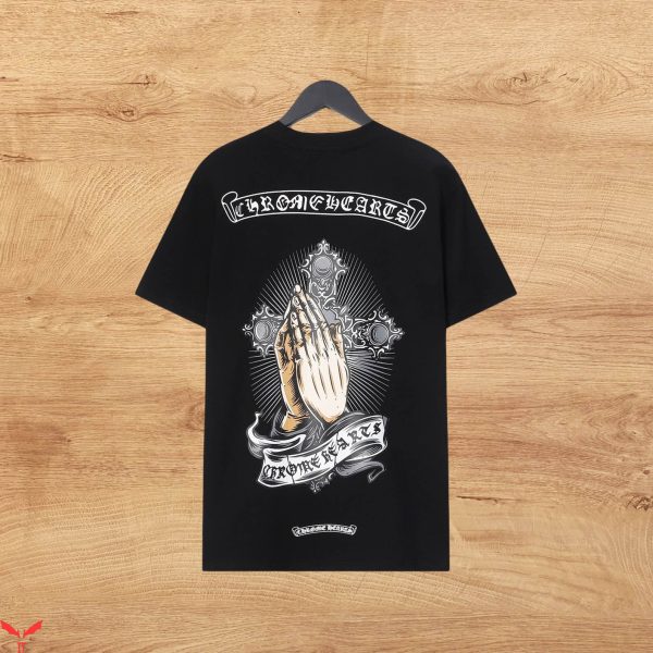 Green Chrome Hearts T-Shirt Hand Cross Shirt Trending