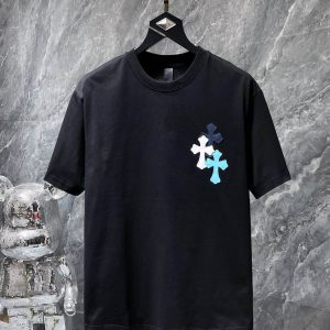 Green Chrome Hearts T-Shirt Retro CH Tee Shirt Trending