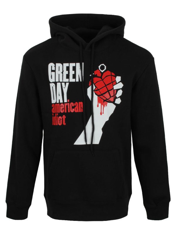 Green Day American Idiot Men’s Black Pullover Hoodie