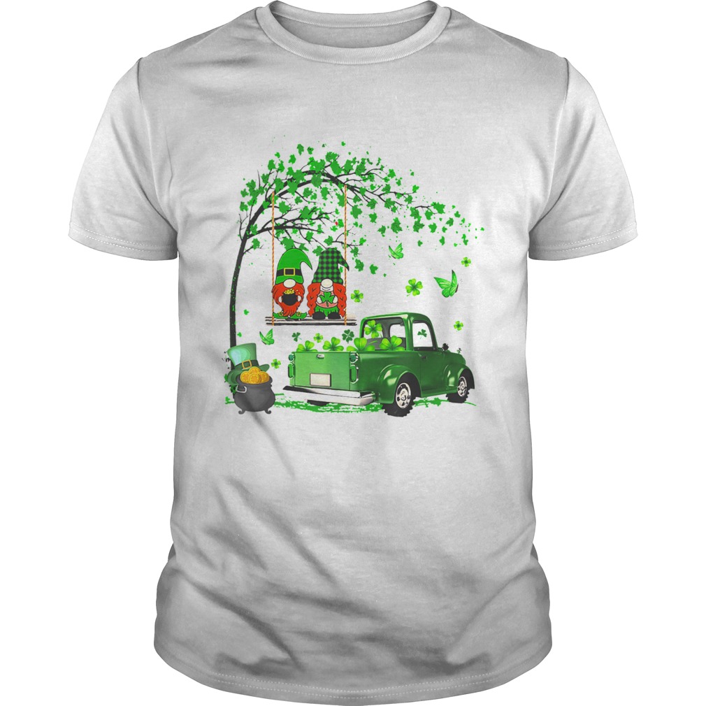 Green Gnomes Truck Shamrock Happy Saint Patricks Day shirt Green Gnomes Truck Shamrock Happy Saint Patricks Day shirt