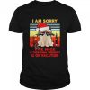 Grumpy Cat Santa I am sorry the nice occupational therapist is on vacation shirt