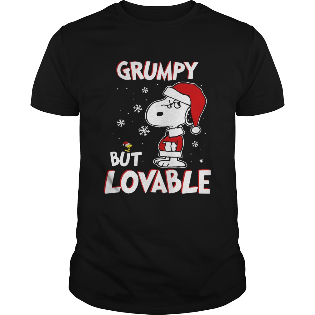 Grumpy but lovable Snoopy Christmas shirt Grumpy but lovable Snoopy Christmas shirt
