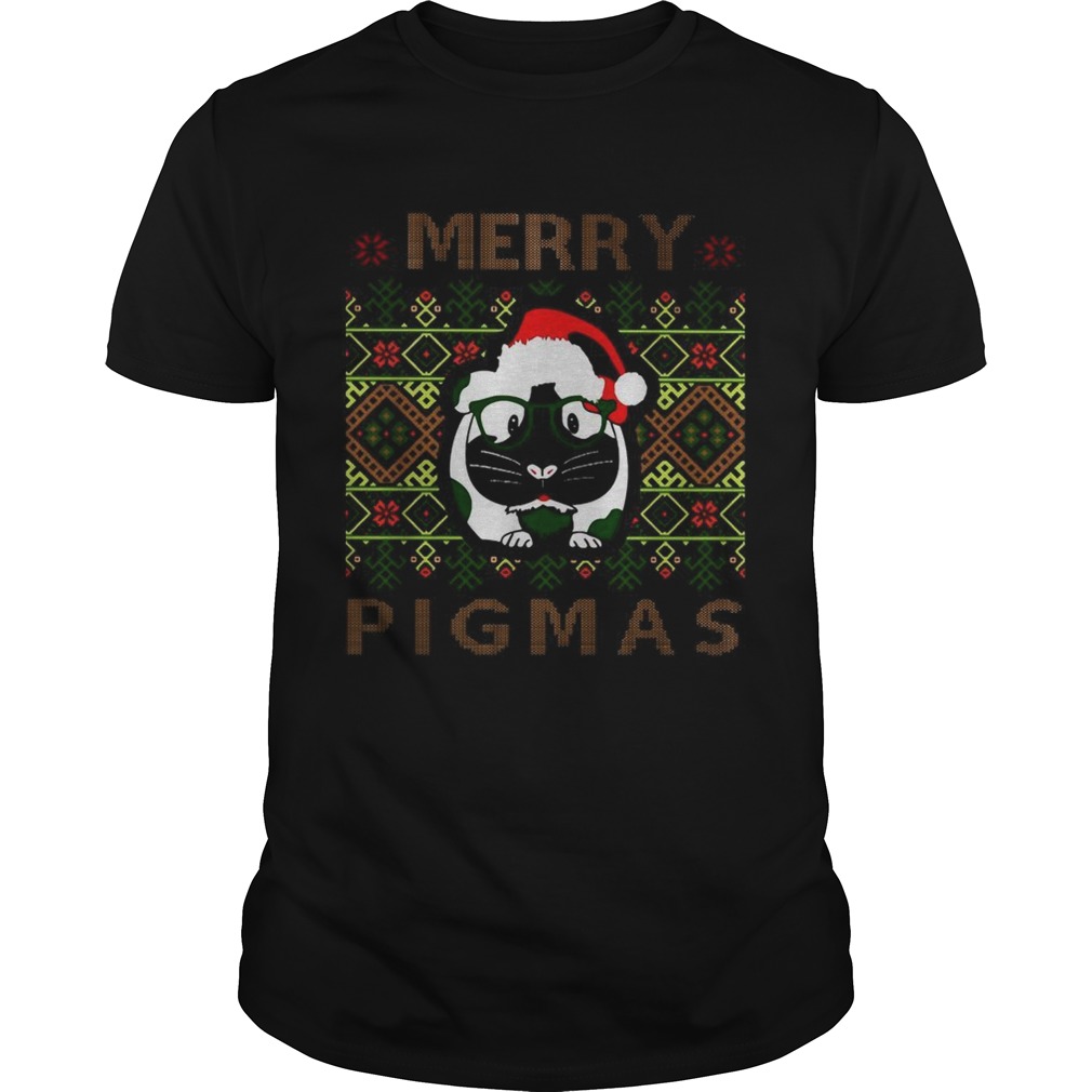 Guinea pig Merry Pigmas ugly Christmas shirt Guinea pig Merry Pigmas ugly Christmas shirt